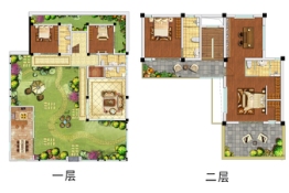 云境（大理苍海高尔夫国际社区）4室2厅1厨5卫建面113.00㎡