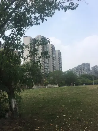 滨河丽景实景图
