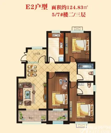 罗马公馆户型图