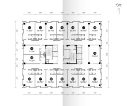 天元·中部自贸港建面66.76㎡