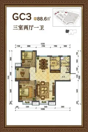 鑫隆苑户型图