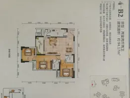 香江国际2室2厅1厨2卫建面94.17㎡