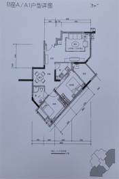 顺和雅苑2室2厅1厨1卫建面79.00㎡