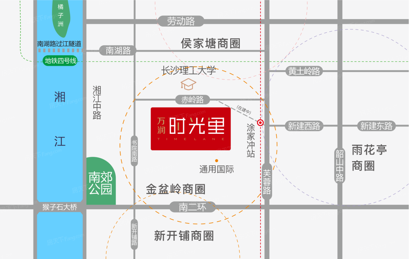 万润·时光里交通图