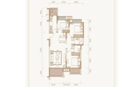 大都保峰玖著3室2厅1厨2卫建面114.00㎡