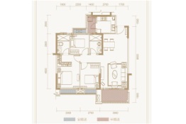 大都保峰玖著3室2厅1厨2卫建面108.00㎡