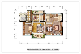 碧桂园·学府壹号4室2厅2卫建面140.00㎡