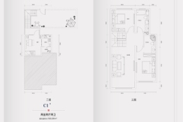 亿博棠樾府2室2厅1厨2卫建面109.00㎡