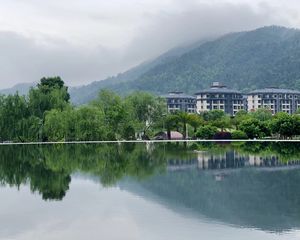 武功山西海温泉小区二期锦绣半山河景房两房一厅带阳台