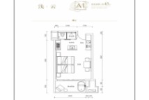 峨眉山.桃李春风一期1号楼A1户型