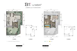 融创金成·四季和鸣3室2厅1厨3卫建面145.00㎡