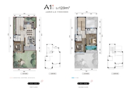 融创金成·四季和鸣3室2厅1厨3卫建面129.00㎡