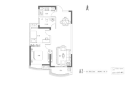 腾威城2室2厅1厨1卫建面88.15㎡