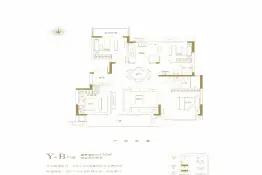 美盛中华城4室2厅1厨2卫建面132.00㎡