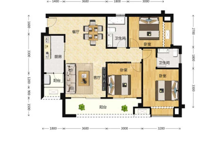 新鸥鹏拉菲公馆户型图图片