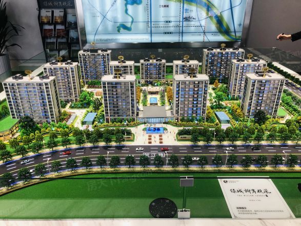 绿城·柳岸晓风实景图