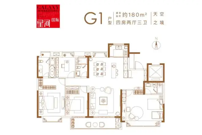星河国际户型图