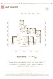 大同恒大悦府4室2厅1厨2卫建面154.29㎡