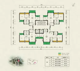 丽鸿·丽悦轩3室2厅1厨2卫建面87.33㎡