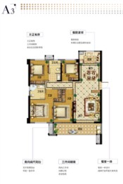 璀璨天悦4室2厅1厨2卫建面130.00㎡