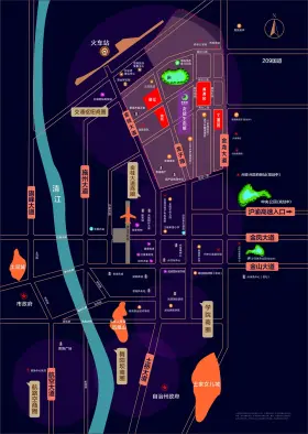 龙凤生态城·安澜园交通图