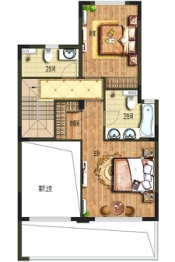 绿地珑邸3室2厅1厨3卫建面135.00㎡