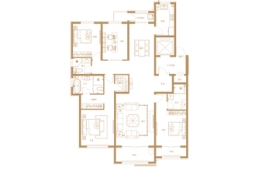 恒鼎荣庭4室2厅1厨3卫建面204.00㎡