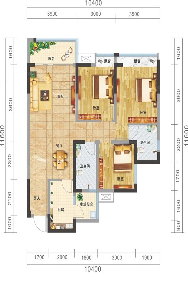 户型图3/3