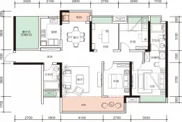 常德奥园誉景湾3室2厅1厨2卫建面138.00㎡