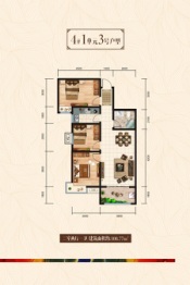 开亮崇德苑3室2厅1厨1卫建面100.77㎡