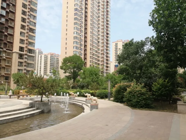 澳林滨河花园实景图-环境绿化