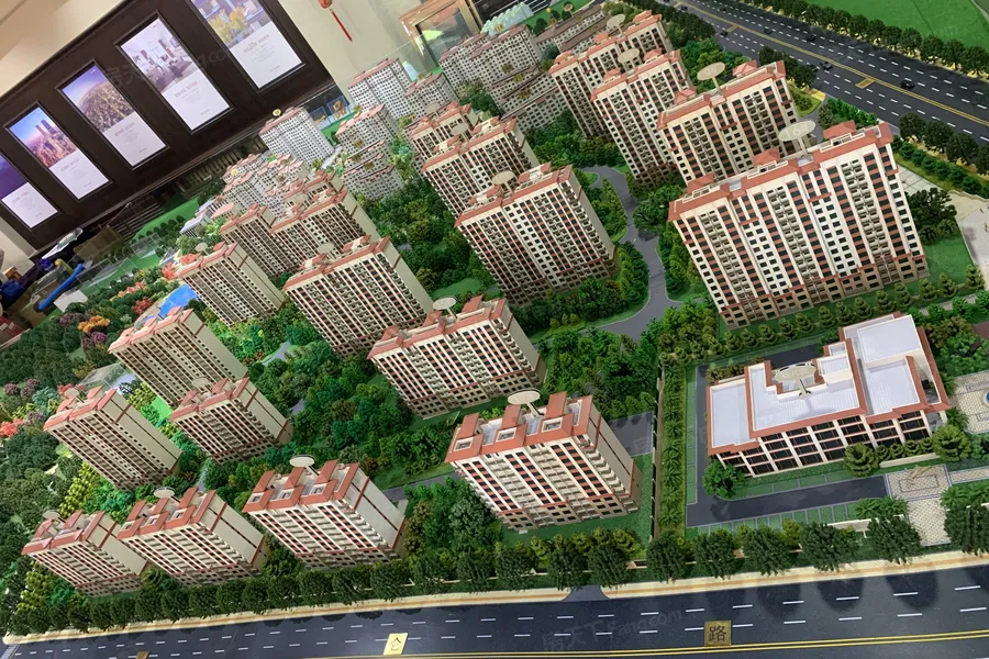 沙盘拖动图片可以查看其它楼栋信息