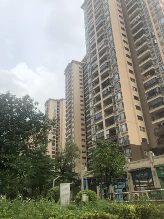 中国铁建国际花园实景图
