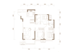 雅居乐御宾府雅玥3室2厅1厨2卫建面115.00㎡