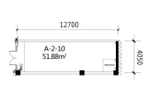 A区2F10号商铺51.88㎡一室一厅一