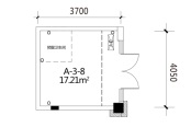 融创精彩汇A区3F8号商铺17.21㎡一室一厅一厨