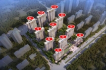 广隆未来城楼栋标识效果图