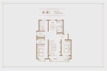 康大·江山樾三室两厅两卫118平户型