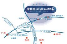 碧桂园天麓山栖交通图