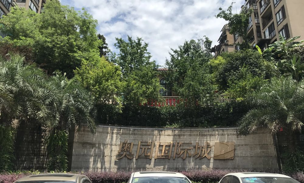 新上轻轨洋房带露台九龙坡奥园国际城精装三房132万