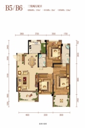 多弗.北辰悦府3室2厅1厨2卫建面118.00㎡