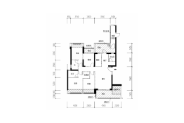 御海天宸花园4室2厅1厨3卫建面154.00㎡