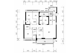 御海天宸花园5室2厅1厨3卫建面215.00㎡