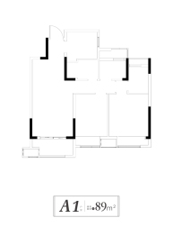 嘉裕天城二期3室2厅1厨2卫建面89.00㎡