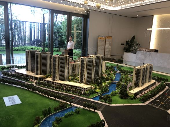 荣安桂语嵩江实景图