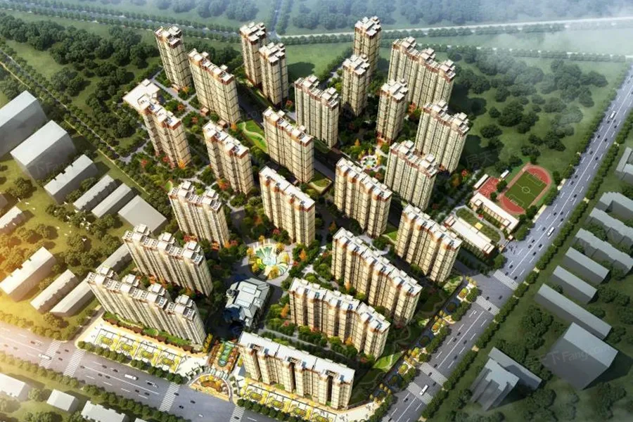 鸟瞰图拖动图片可以查看其它楼栋信息