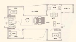 德杰·岭秀山4室2厅1厨2卫建面140.00㎡