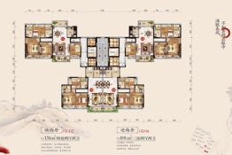 碧桂园中兴·江山府4室2厅1厨2卫建面131.0㎡