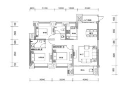 中辉国际3室2厅1厨2卫建面120.00㎡