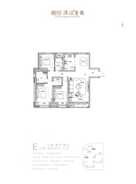 融创·滨江壹号3室2厅1厨2卫建面156.00㎡